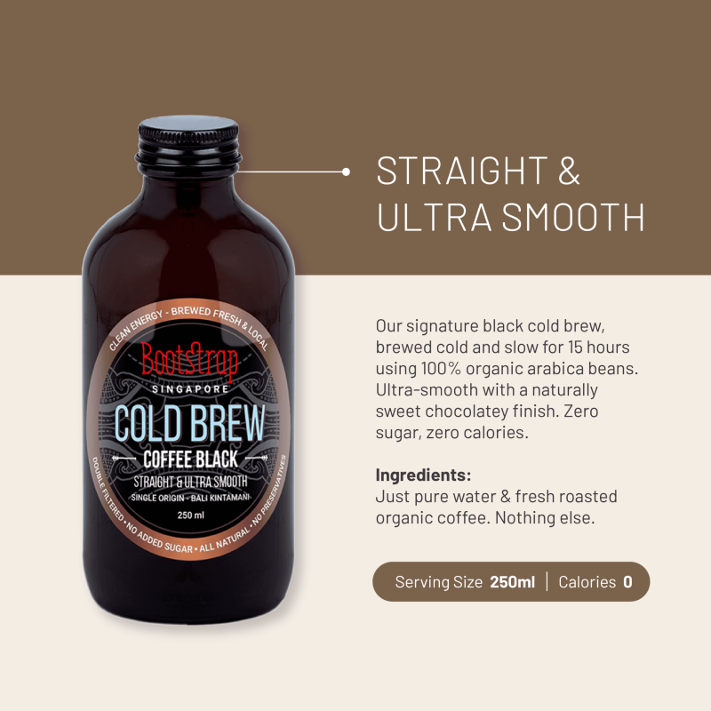 Alternative view of Black Cold Brew Coffee